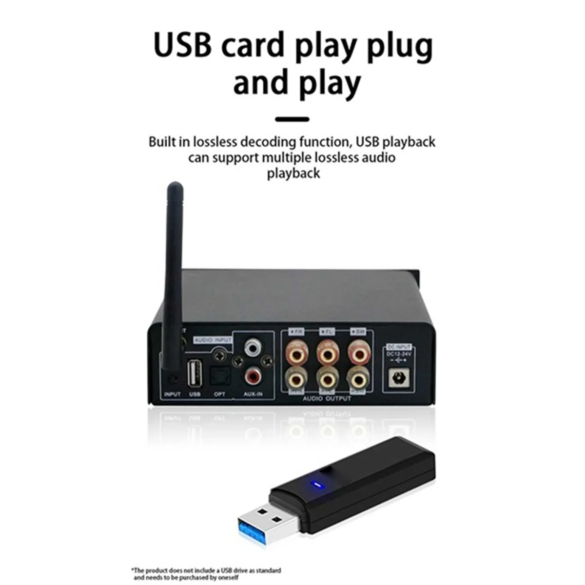 T06C-LDZS 2.1 Channel Power Amplifier for Home Use Digital Small Power Amplifier Fever Car Bluetooth Stereo EU Plug
T06C-LDZS 2.1 Channel Power Amplifier for Home Use Digital Small Power Amplifier Fever Car Bluetooth Stereo EU Plug