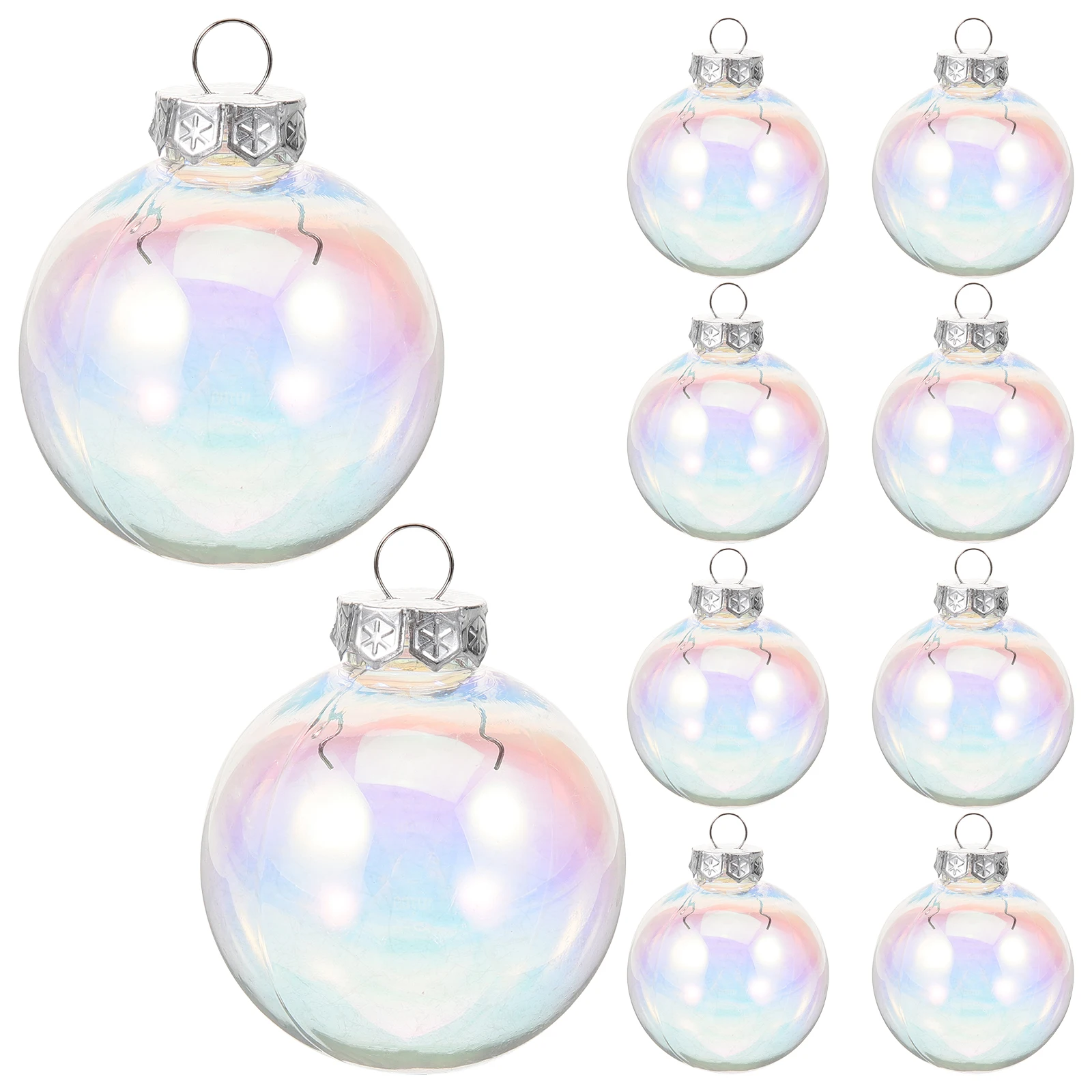 10 Pcs Christmas Decoration Balls High Hanging Xmas Tree nament Transparent PET Xmas Tree Hanging naments Party Home Garden
10 Pcs Christmas Decoration Balls High Hanging Xmas Tree nament Transparent PET Xmas Tree Hanging naments Party Home Garden