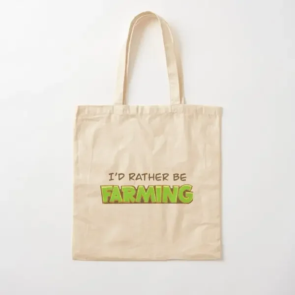 Хлопковая холщовая сумка Id Rather Be Farming, тканевая сумка унисекс, дизайнерская сумка на плечо, женская сумка-шопер, повседневная женская мода с принтом
Хлопковая холщовая сумка Id Rather Be Farming, тканевая сумка унисекс, дизайнерская сумка на плечо, женская сумка-шопер, повседневная женская мода с принтом