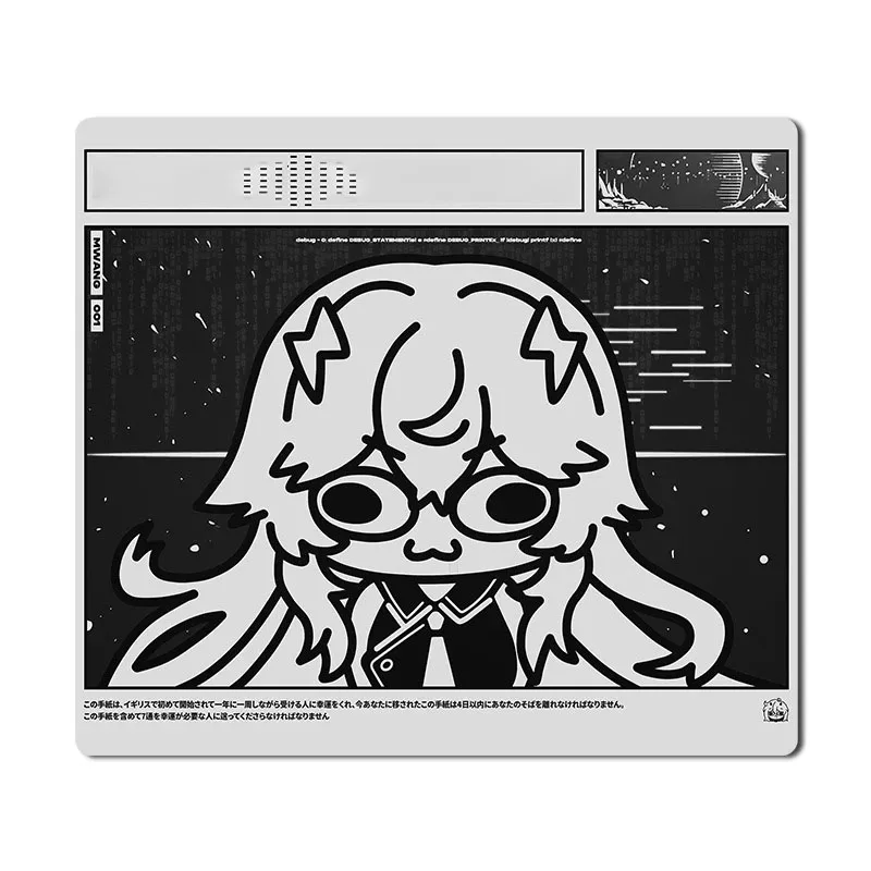 Cute Anime Girl Small Mouse Pad Black White Cyberpunk Hacker Desk Mat Non-Slip Rubber Gaming Mousepad for Laptop PC Gamer Setup
Cute Anime Girl Small Mouse Pad Black White Cyberpunk Hacker Desk Mat Non-Slip Rubber Gaming Mousepad for Laptop PC Gamer Setup