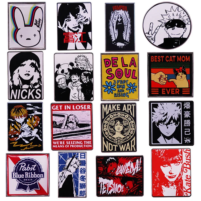 Japanese Anime Enamel Pins Cartoon Metal Brooch Badge Fashion Jewellery Backpack Accessory Gifts
Japanese Anime Enamel Pins Cartoon Metal Brooch Badge Fashion Jewellery Backpack Accessory Gifts