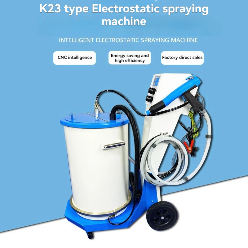 Powder Spraying Machine With High Powder Rate And Plastic Powder Spray Gun Spraying Equipment
Powder Spraying Machine With High Powder Rate And Plastic Powder Spray Gun Spraying Equipment