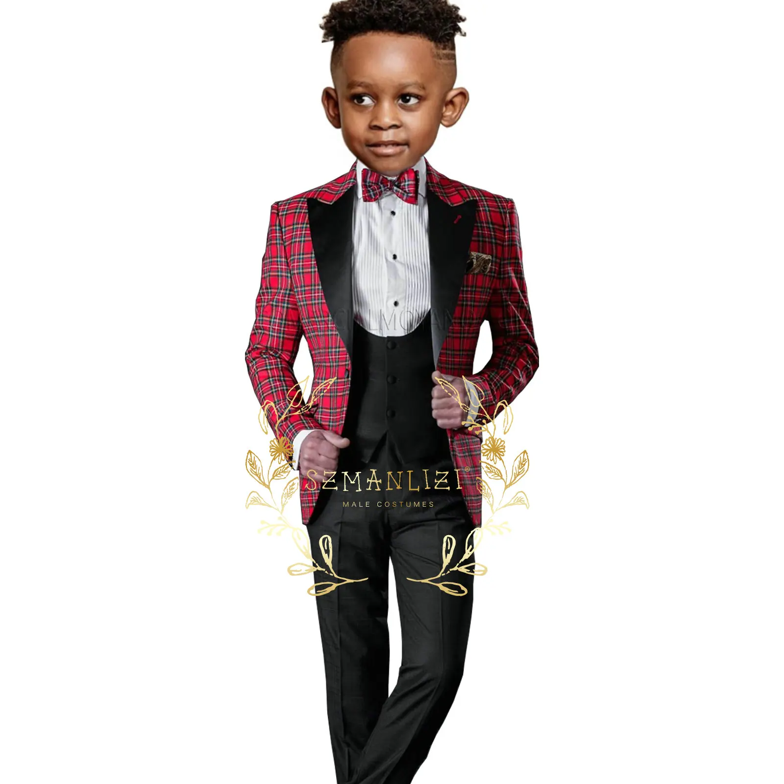 Boys Suit 3 Piece Striped Wedding Tuxedo for Kids Formal Slim Fit Jacket Pants Child Blazer Set Custom Complete Outfit
Boys Suit 3 Piece Striped Wedding Tuxedo for Kids Formal Slim Fit Jacket Pants Child Blazer Set Custom Complete Outfit