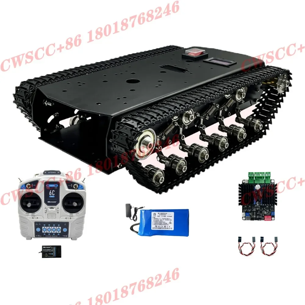 TS700 Full Metal Crawler Chassis Ro bot Open Source Development Platform Remote Control ATmega328P
TS700 Full Metal Crawler Chassis Ro bot Open Source Development Platform Remote Control ATmega328P