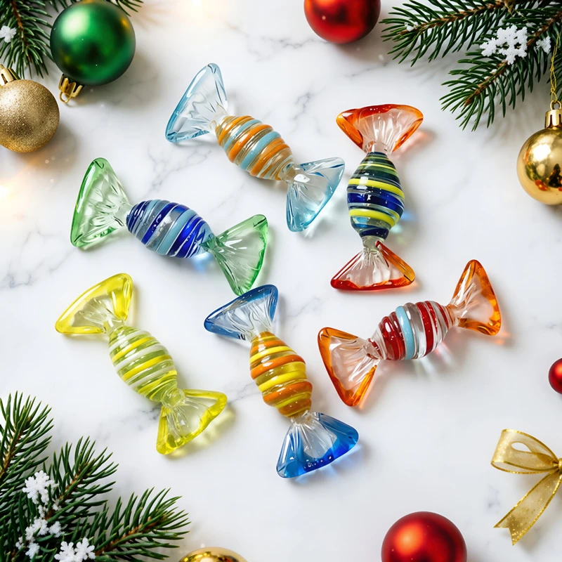 6pcs Vintage Murano Glass Candy Figurine Cute Sweets Ornament Home Table Decor Wedding Party Present Holiday New Year Xmas Gifts
6pcs Vintage Murano Glass Candy Figurine Cute Sweets Ornament Home Table Decor Wedding Party Present Holiday New Year Xmas Gifts