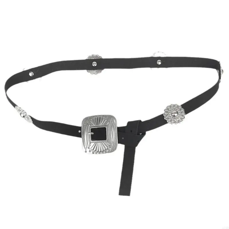 PU Leather Bohemian Waist Belt Carved Flower Rivet Belt Ethnic Belt
PU Leather Bohemian Waist Belt Carved Flower Rivet Belt Ethnic Belt