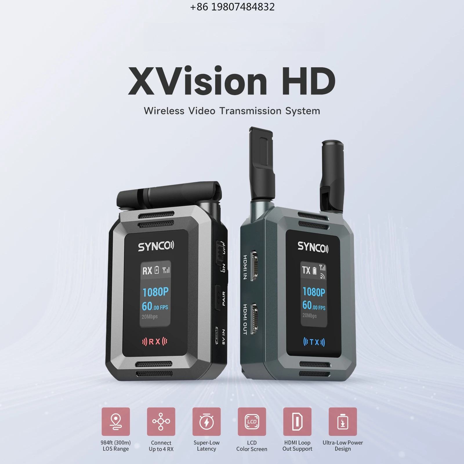 0.04s Low Latency Audio & Video Accessories HD Dual for HDMI 1080P Wireless Transmitter Receiver 300m Range with
0.04s Low Latency Audio & Video Accessories HD Dual for HDMI 1080P Wireless Transmitter Receiver 300m Range with