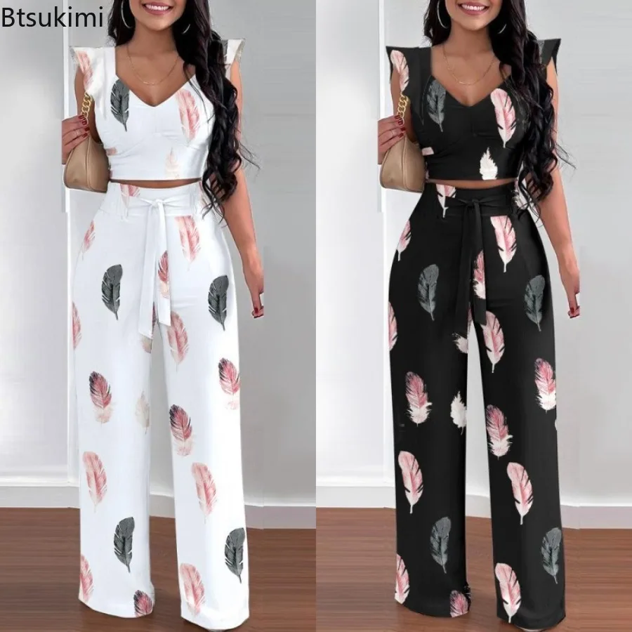 2025 Sexy V Neck Sleeveless Printed Pant Sets for Women Spring Summer Sext Vest Blouse and Pants Two Piece Sets Female Outfits
2025 Sexy V Neck Sleeveless Printed Pant Sets for Women Spring Summer Sext Vest Blouse and Pants Two Piece Sets Female Outfits