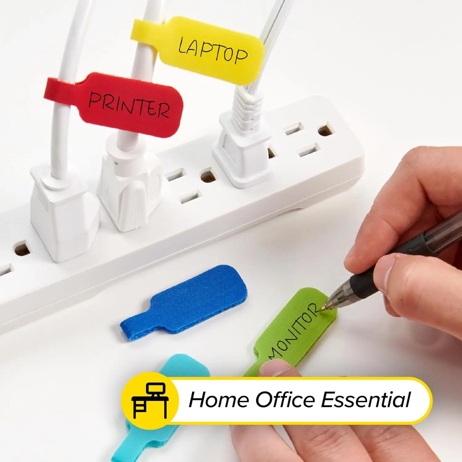 33pcs Multi - Color Cable Labels: Write - On for Easy Cord Management and Identification, Square
33pcs Multi - Color Cable Labels: Write - On for Easy Cord Management and Identification, Square