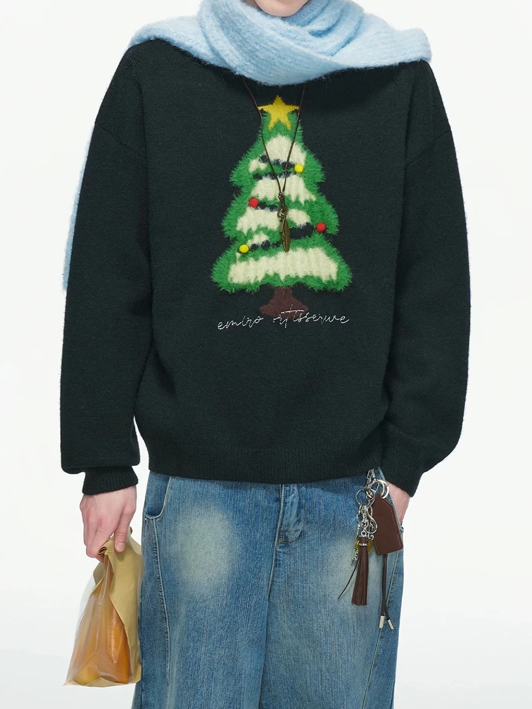 Свитер с вышивкой Cisas Tree, вязаный, для мужчин и женщин, повседневный, создающий атмосферу уюта, модный, осенне-зимний, для пар, в стиле «ленивый шик»
Свитер с вышивкой Cisas Tree, вязаный, для мужчин и женщин, повседневный, создающий атмосферу уюта, модный, осенне-зимний, для пар, в стиле «ленивый шик»