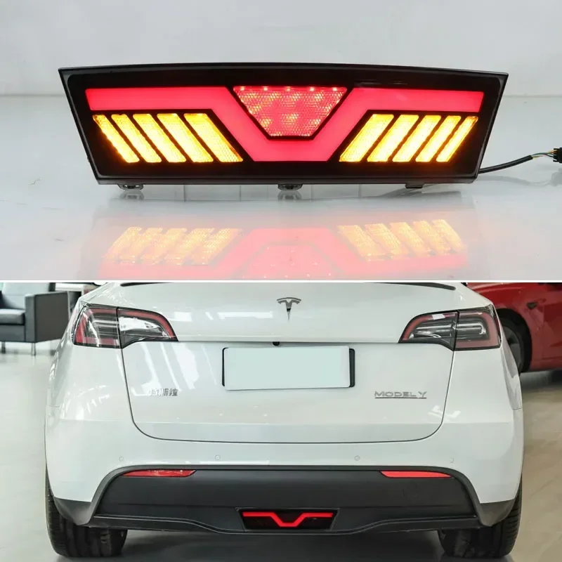 Автомобильный светодиодный задний отражатель для Tesla Model Y, индикатор последовательности сигнала, задний фонарь, бампер, стоп-сигналы
Автомобильный светодиодный задний отражатель для Tesla Model Y, индикатор последовательности сигнала, задний фонарь, бампер, стоп-сигналы