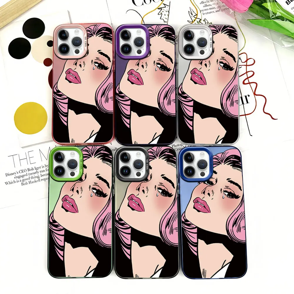 Fashion POP Cry Girl Phone Case for iPhone 12 11 13 14 15 16 Pro Plus IMD Plating Cover
Fashion POP Cry Girl Phone Case for iPhone 12 11 13 14 15 16 Pro Plus IMD Plating Cover