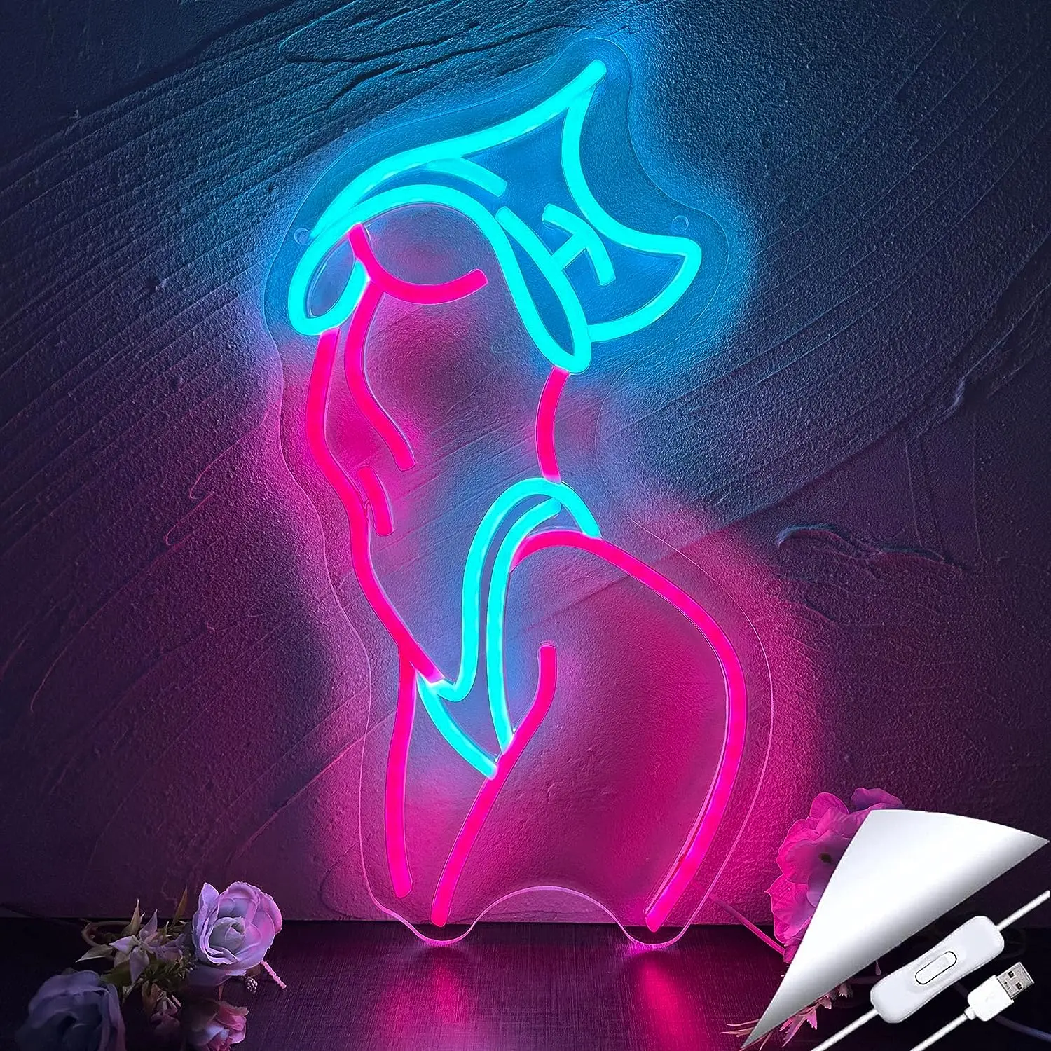 Lady Body Neon Sign, Girl Women Body Neon Light Sign, Pink LED Neon Signs for Wall Decor, USB Powered for Bedroom Living Bar Clu
Lady Body Neon Sign, Girl Women Body Neon Light Sign, Pink LED Neon Signs for Wall Decor, USB Powered for Bedroom Living Bar Clu