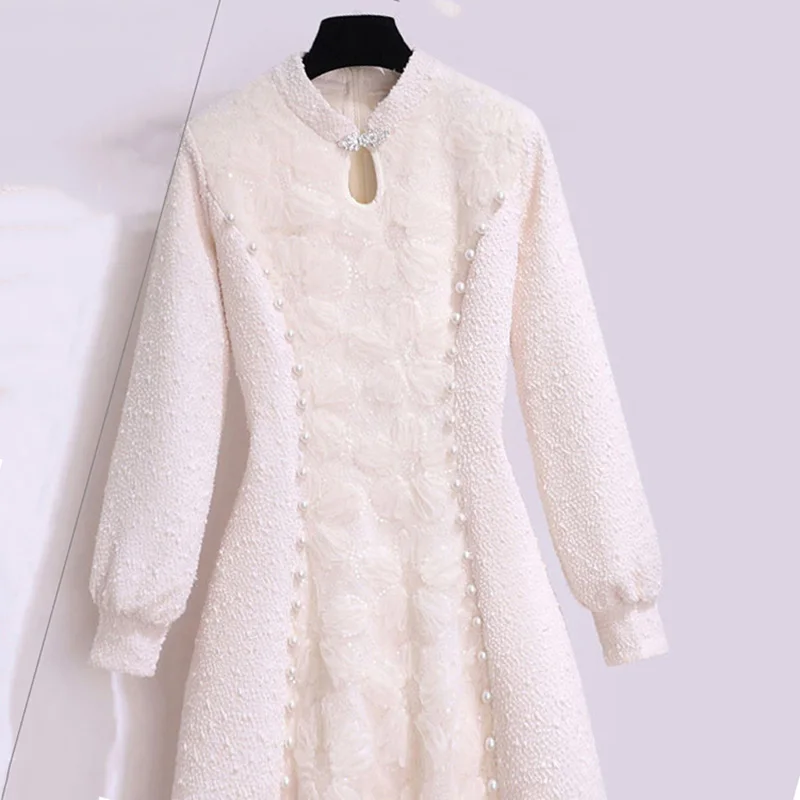 2022 New Spring Autrumn Womens Long Dresses Three-Dimensional Jacquard Vestido OL Slim Party Ladies Dress Woman Clothes S-3XL
2022 New Spring Autrumn Womens Long Dresses Three-Dimensional Jacquard Vestido OL Slim Party Ladies Dress Woman Clothes S-3XL
