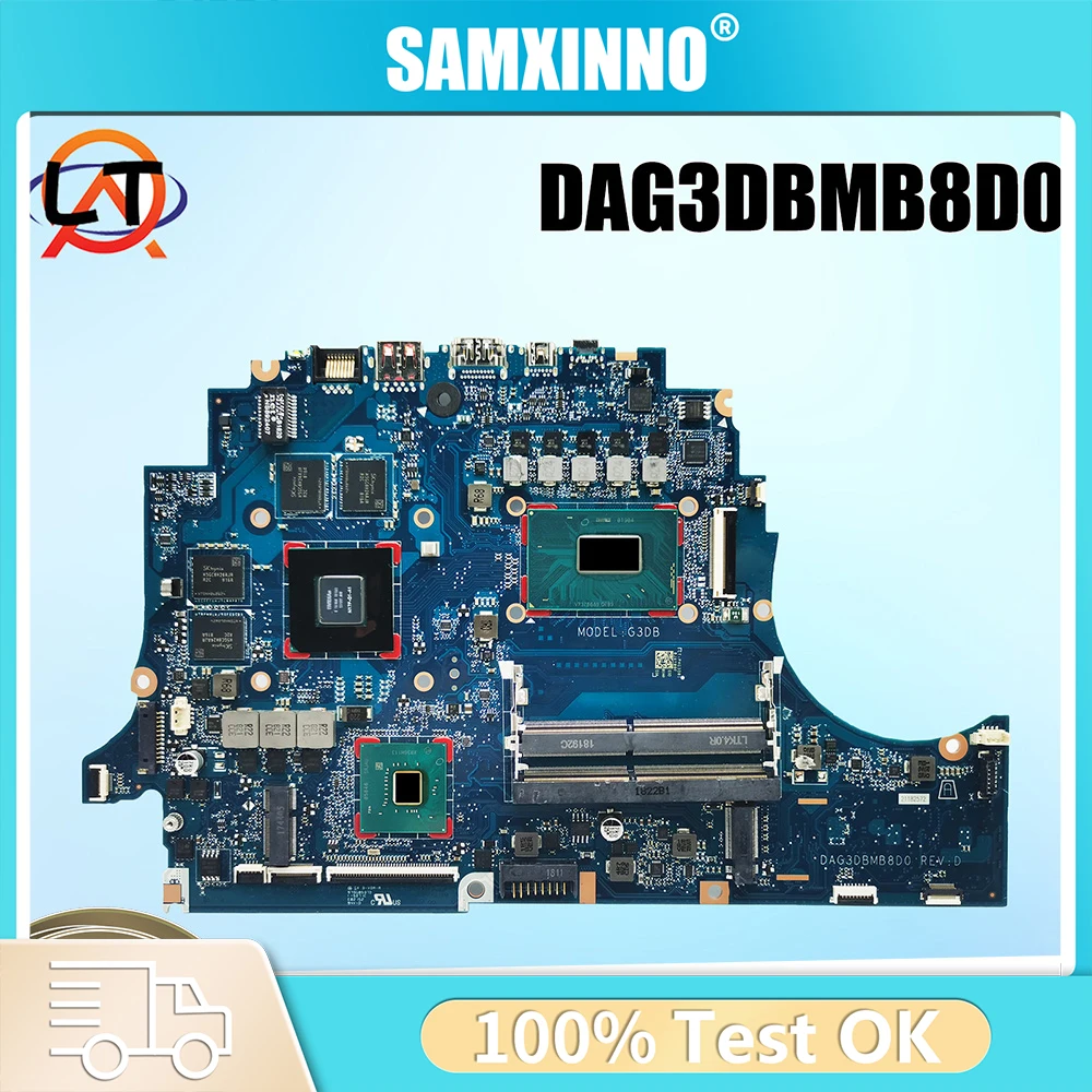 For HP 15-DC Laptop Motherboard DAG3DBMB8D0 SR3Z0 i5-8300H N17P-G0-A1 GTX1050 4G Notebook Mainboard Omen TPN-Q211 Tested OK
For HP 15-DC Laptop Motherboard DAG3DBMB8D0 SR3Z0 i5-8300H N17P-G0-A1 GTX1050 4G Notebook Mainboard Omen TPN-Q211 Tested OK