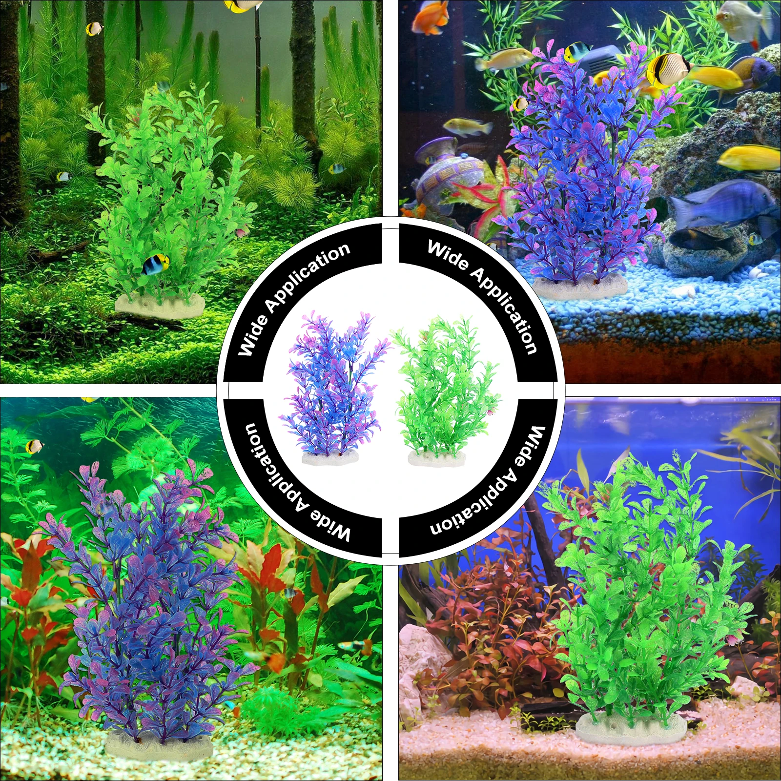2Pcs Artificial Aquarium Water Plants Decorative Simulation Fake Water Grass Non-Fading Fish Tank Ornament Natural Landscape
2Pcs Artificial Aquarium Water Plants Decorative Simulation Fake Water Grass Non-Fading Fish Tank Ornament Natural Landscape