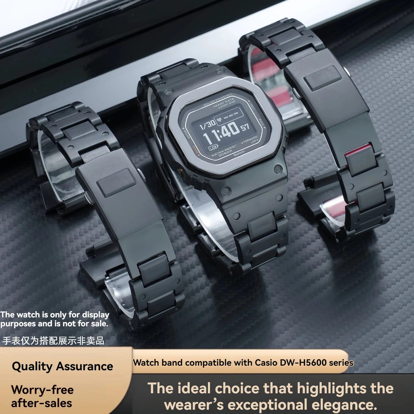 18mm Resin Metal Plastic Steel Watch Strap For Casio G-Shock DW-H5600 H5600MB Men Lightweight Composite Replacement Watch Band
18mm Resin Metal Plastic Steel Watch Strap For Casio G-Shock DW-H5600 H5600MB Men Lightweight Composite Replacement Watch Band