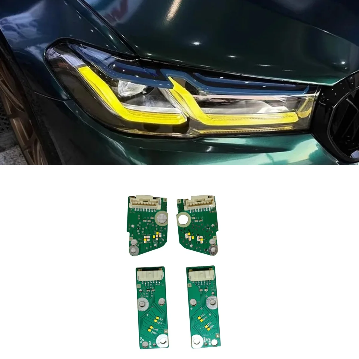 Фара DRL Модуль Светодиодный модуль Желтый цвет OE # 23508301 23508302 Для BMW G30 G38 LCI 530i 540i 550i 2021 2022 2023
Фара DRL Модуль Светодиодный модуль Желтый цвет OE # 23508301 23508302 Для BMW G30 G38 LCI 530i 540i 550i 2021 2022 2023