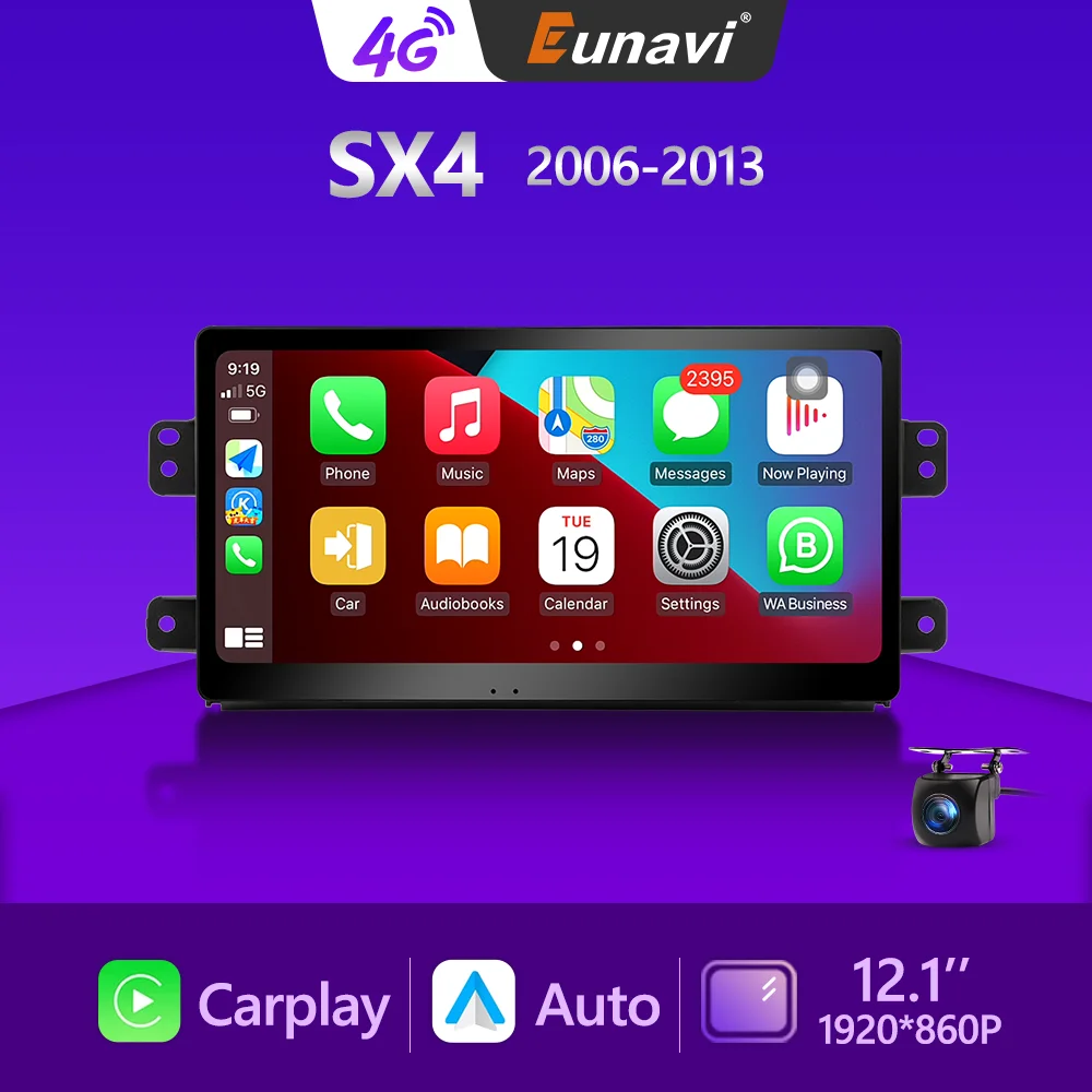 Eunavi 2 DIN Android авто радио для Suzuki SX4 2006-2013 для Fiat Sedici 2005-2014 Carplay 4G Автомобильный мультимедийный GPS 2din Авторадио
Eunavi 2 DIN Android авто радио для Suzuki SX4 2006-2013 для Fiat Sedici 2005-2014 Carplay 4G Автомобильный мультимедийный GPS 2din Авторадио