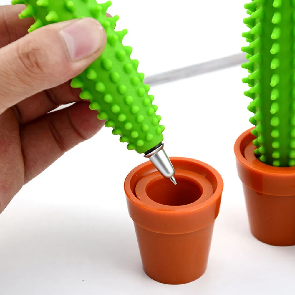 5Pcs Cactus Shaped Ballpoint Pens Creative Adorable Writing Pens Smooth Ink Non-Leak Fine Tip for Students Office Home Gift
5Pcs Cactus Shaped Ballpoint Pens Creative Adorable Writing Pens Smooth Ink Non-Leak Fine Tip for Students Office Home Gift