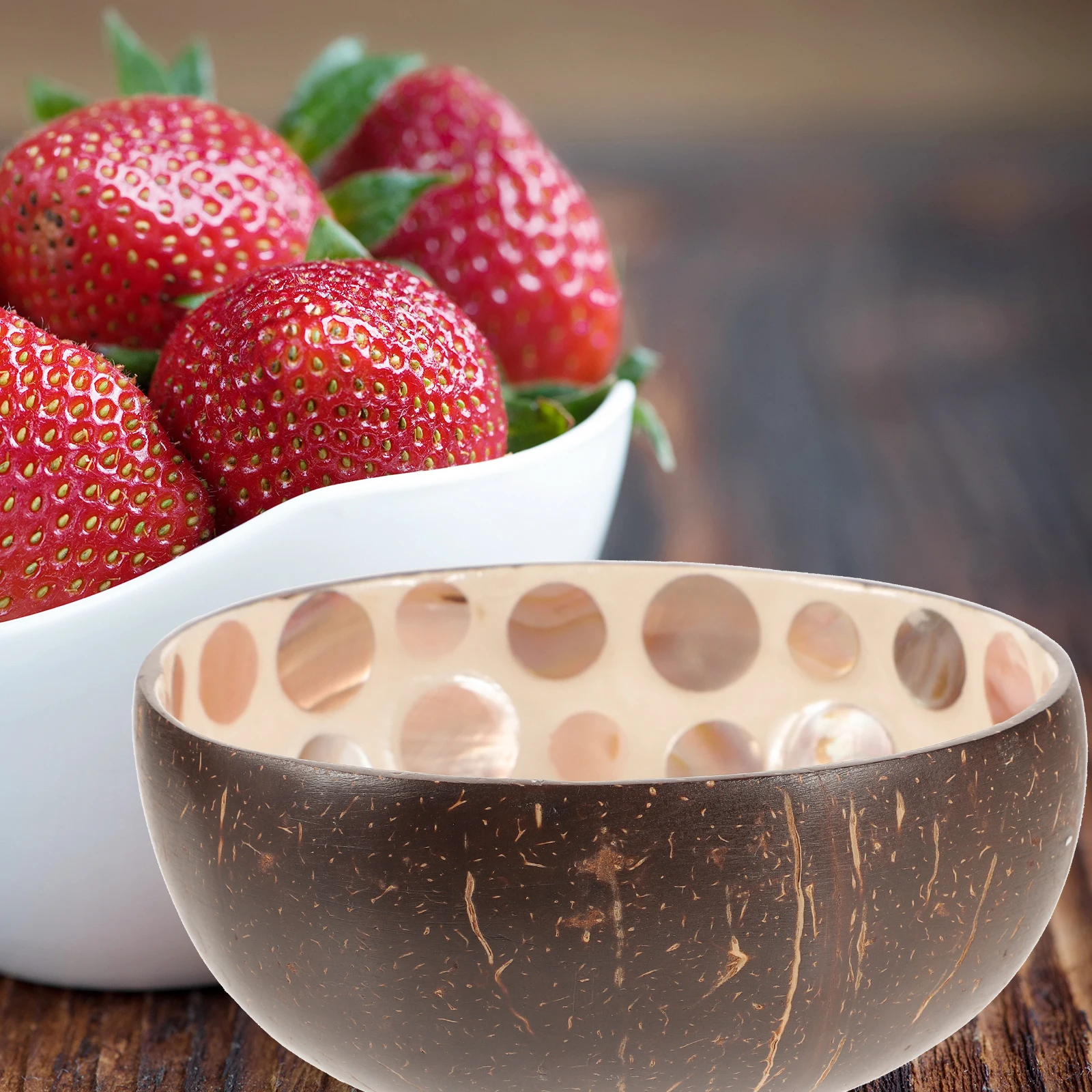 Coconut Shell Natural Style Multi function Coconuts Bowls for Fruit Unique Pattern Food Bowl Salad Home Kitchen Decor Containers
Coconut Shell Natural Style Multi function Coconuts Bowls for Fruit Unique Pattern Food Bowl Salad Home Kitchen Decor Containers