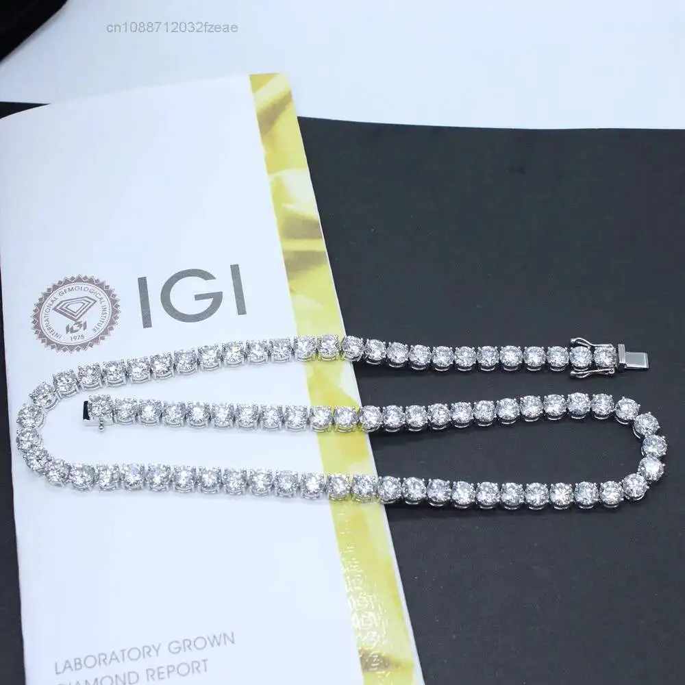 Qianjian IGI Certified Lab Grown Diamond Tennis Bracelet Chain 10K 14K 18K Gold 3MM 4MM 5MM Vvs Lab Created Diamond Tennis Chain
Qianjian IGI Certified Lab Grown Diamond Tennis Bracelet Chain 10K 14K 18K Gold 3MM 4MM 5MM Vvs Lab Created Diamond Tennis Chain