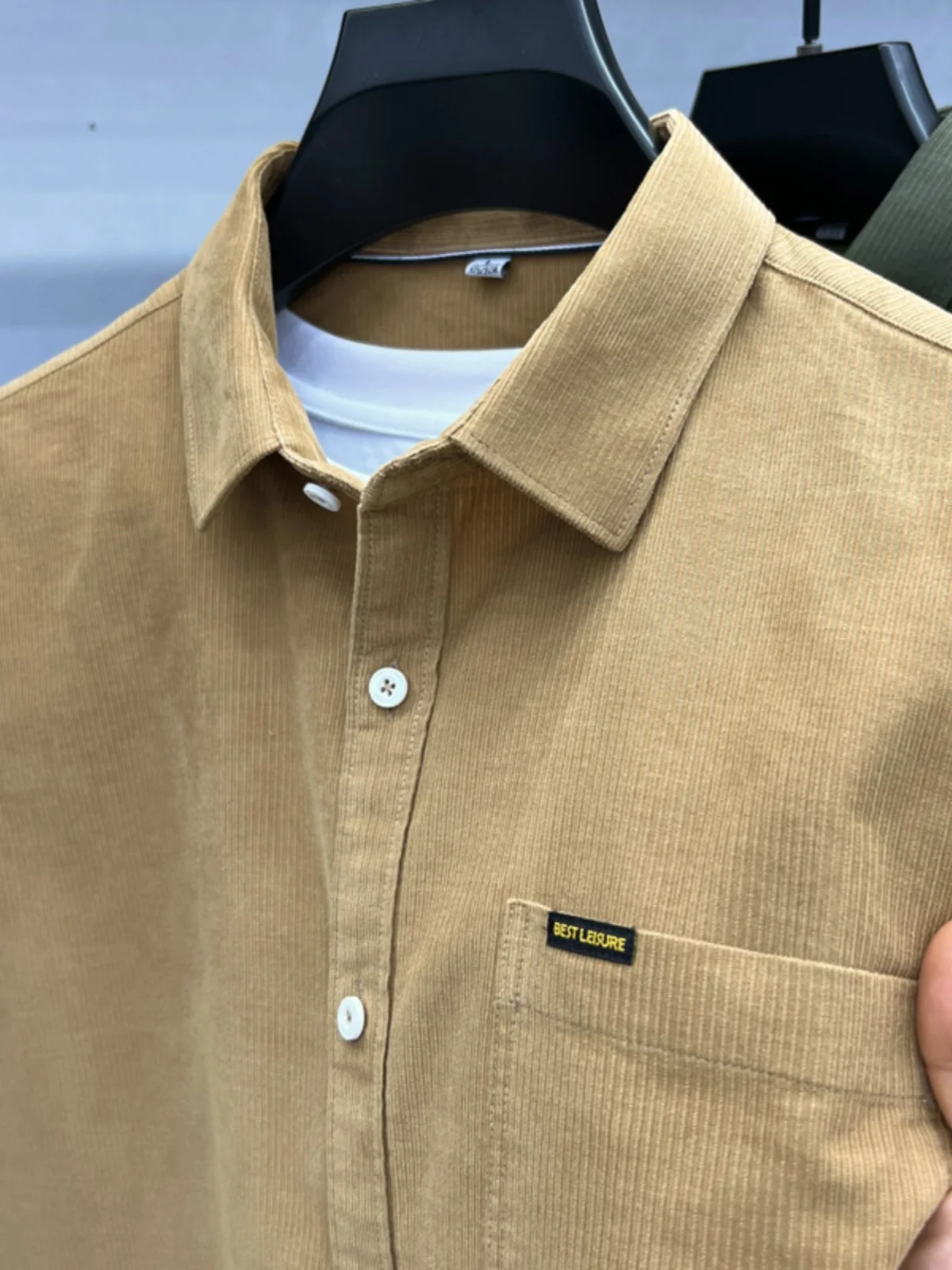 Corduroy Long Sleeve Men's Shirt Pure Cotton Casual Fashion Breathable Standard Fit Business Gentleman Daily Wear Autumn Shirt
Corduroy Long Sleeve Men's Shirt Pure Cotton Casual Fashion Breathable Standard Fit Business Gentleman Daily Wear Autumn Shirt