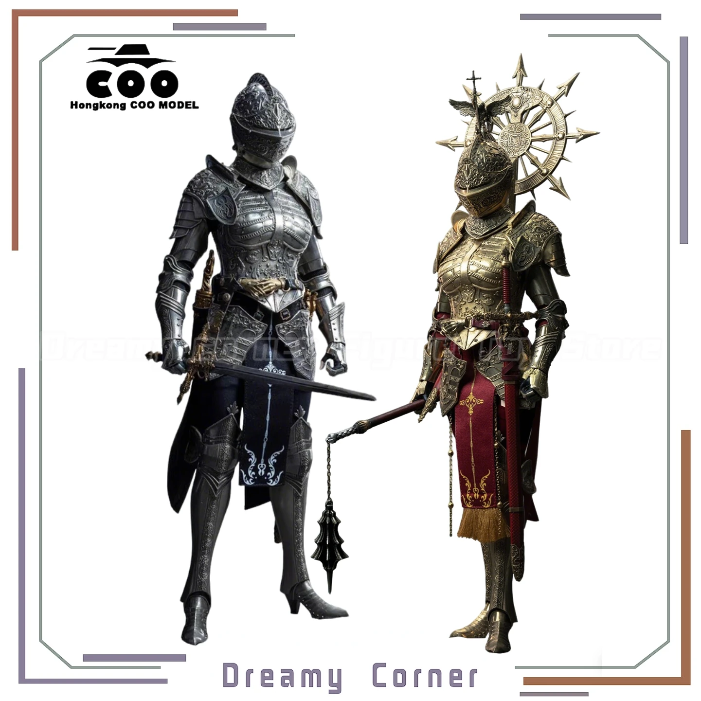 【Pre-sale】COOMODEL SW002 SW003 SANCTUARY GOLDENK NIGHTS Brass Ver SANCTUARY SILVER KNIGHTS White Copper Ver 1/6 Anime Figure
【Pre-sale】COOMODEL SW002 SW003 SANCTUARY GOLDENK NIGHTS Brass Ver SANCTUARY SILVER KNIGHTS White Copper Ver 1/6 Anime Figure