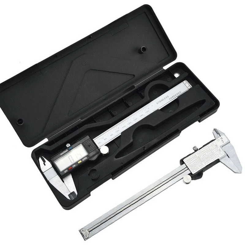 High-precision digital caliper stainless steel vernier caliper high-precision 0-150MM industrial-grade vernier caliper
High-precision digital caliper stainless steel vernier caliper high-precision 0-150MM industrial-grade vernier caliper