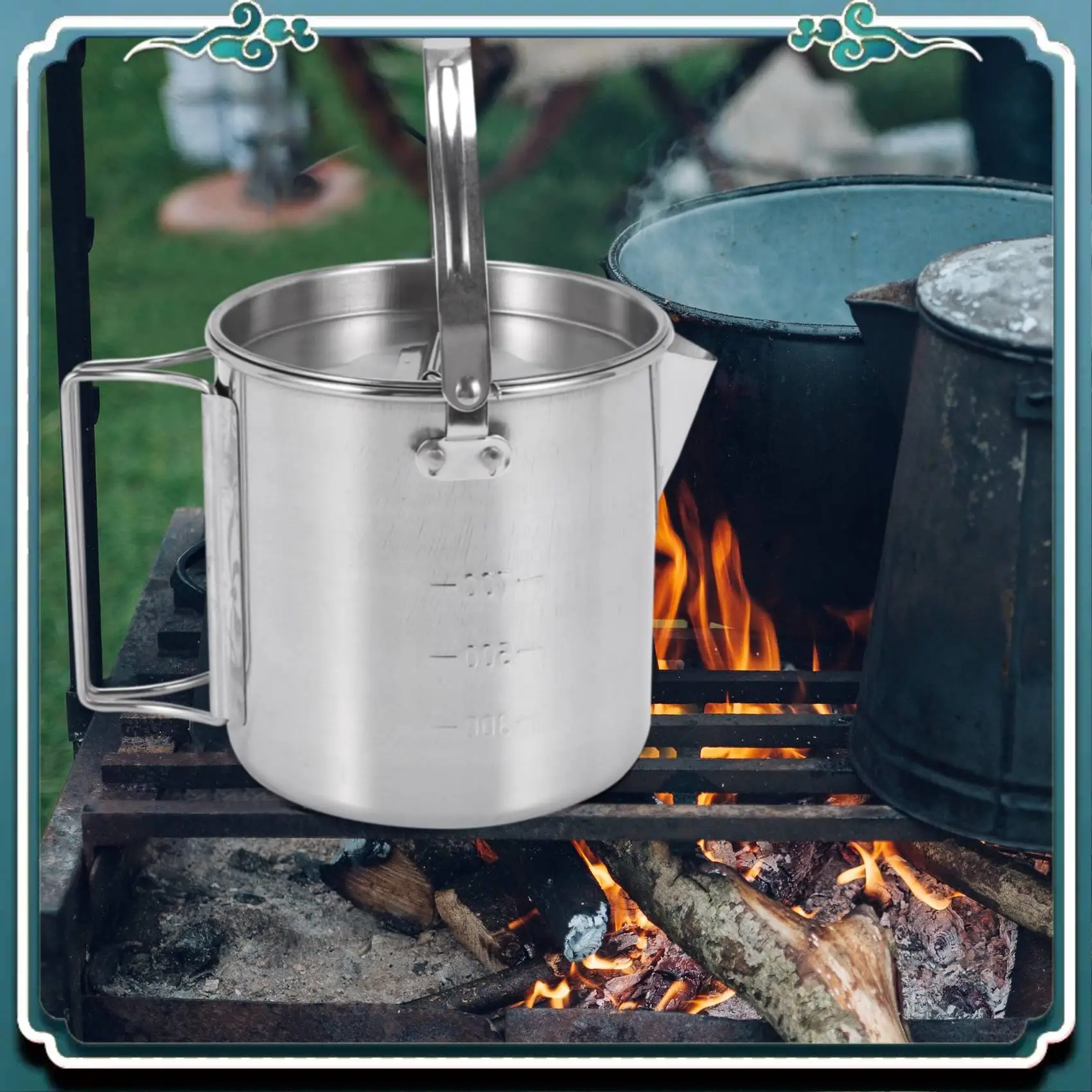 Reliable Outdoor Camping Kettle Stainless Steel Cooking Kettle 1.2L Lightweight Compact Camping Pot For Hiking Backpacking Picni
Reliable Outdoor Camping Kettle Stainless Steel Cooking Kettle 1.2L Lightweight Compact Camping Pot For Hiking Backpacking Picni