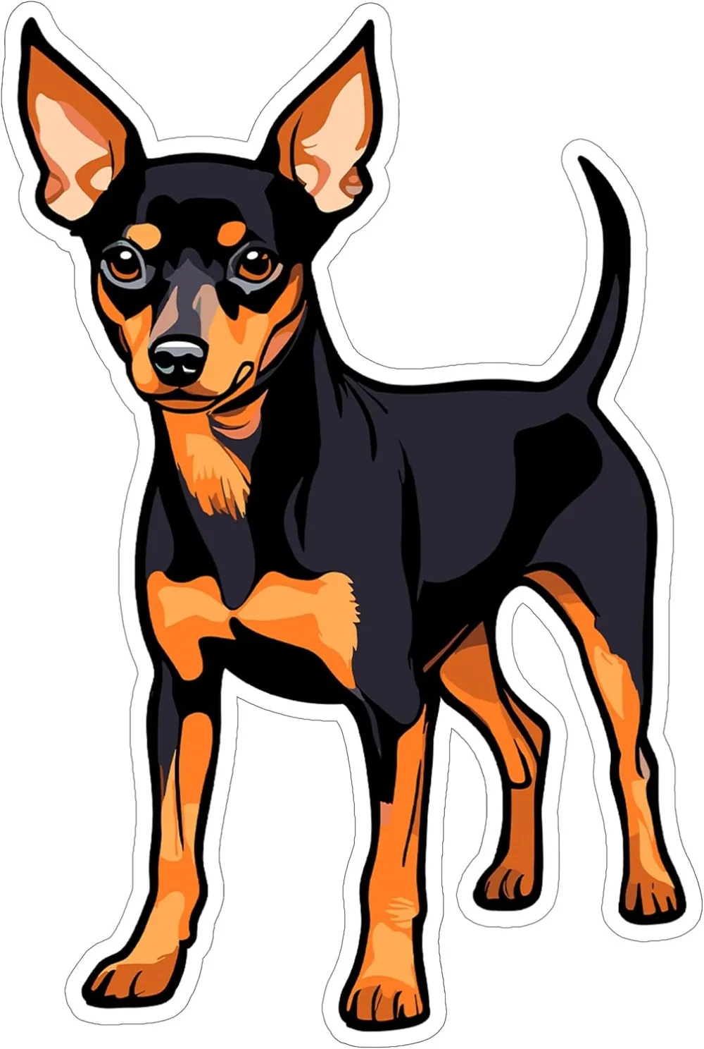Miniature Pinscher Sticker Min Pin Mini Doberman Lover Dog Waterproof Animal Vinyl Decal for Laptop Water Bottle Decal
Miniature Pinscher Sticker Min Pin Mini Doberman Lover Dog Waterproof Animal Vinyl Decal for Laptop Water Bottle Decal