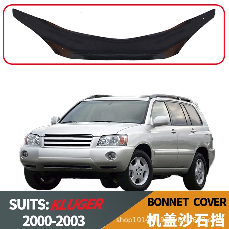 Suitable for 2000-2003TOYOTA KLUGER hood spoiler, deflector guard, car gravel block modification accessories
Suitable for 2000-2003TOYOTA KLUGER hood spoiler, deflector guard, car gravel block modification accessories