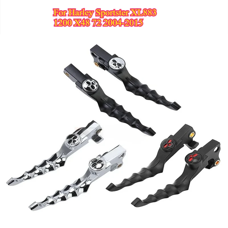 Motorcycle Accessories Skull Brake Clutch Levers For Harley Sportster XL883 1200 X48 72 2004-2015 Modified handlebar adjustment
Motorcycle Accessories Skull Brake Clutch Levers For Harley Sportster XL883 1200 X48 72 2004-2015 Modified handlebar adjustment