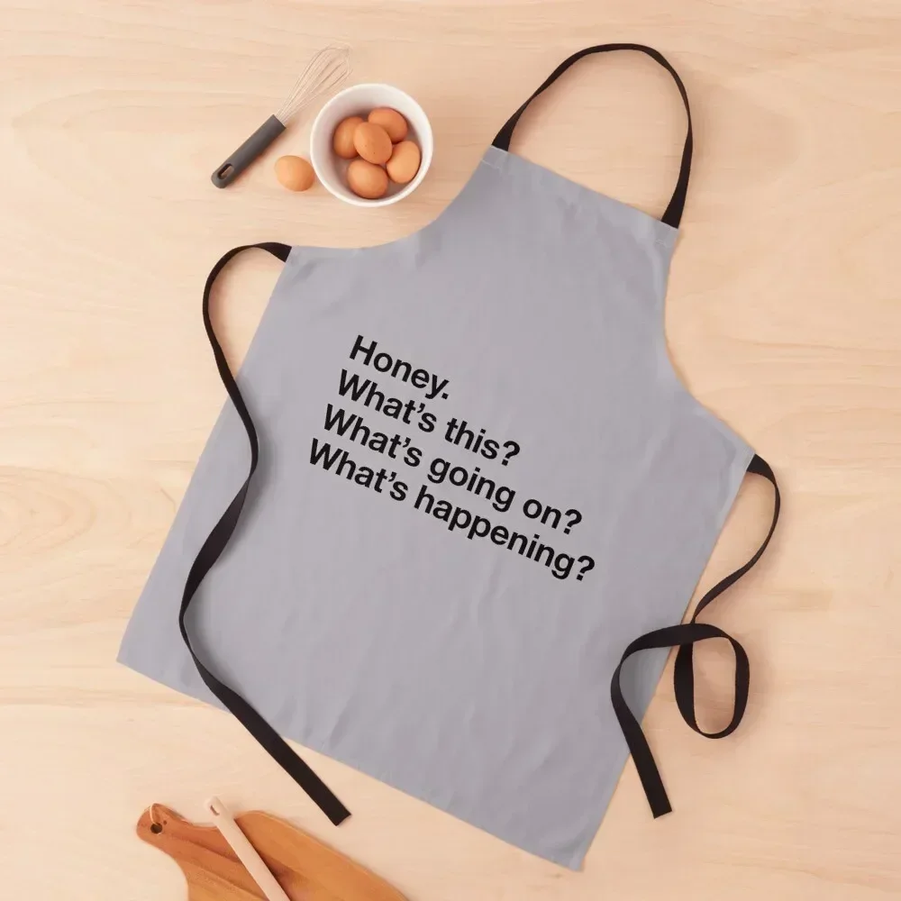 Karen Walker: Honey. Whats this Whats going on Whats happening (Will and Grace) Apron Kitchen Apras Man Apron
Karen Walker: Honey. Whats this Whats going on Whats happening (Will and Grace) Apron Kitchen Apras Man Apron