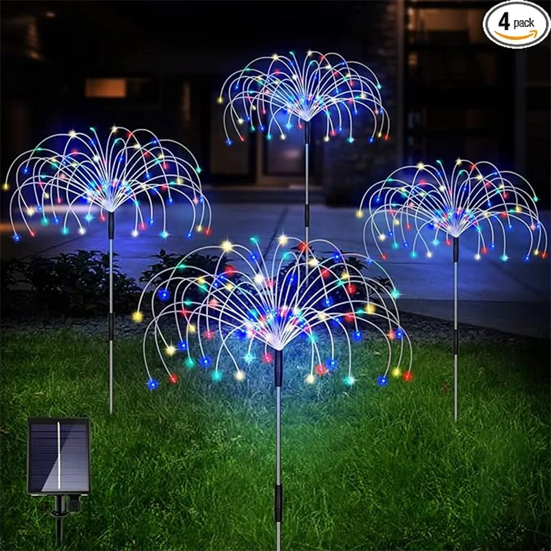 1/2/4Pcs Solar LED Firework Fairy Light Outdoor Garden Decoration Lawn Pathway Light For Patio Yard Party Christmas Wedding
1/2/4Pcs Solar LED Firework Fairy Light Outdoor Garden Decoration Lawn Pathway Light For Patio Yard Party Christmas Wedding
