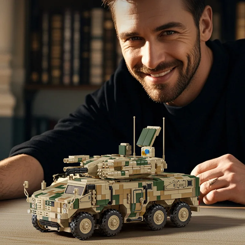 Конструктор LeYi Modern Military Series 625E: Бронированный автомобиль для воздушной обороны, детские строительные блоки, игрушка 96010, с механической коробкой передач
Конструктор LeYi Modern Military Series 625E: Бронированный автомобиль для воздушной обороны, детские строительные блоки, игрушка 96010, с механической коробкой передач