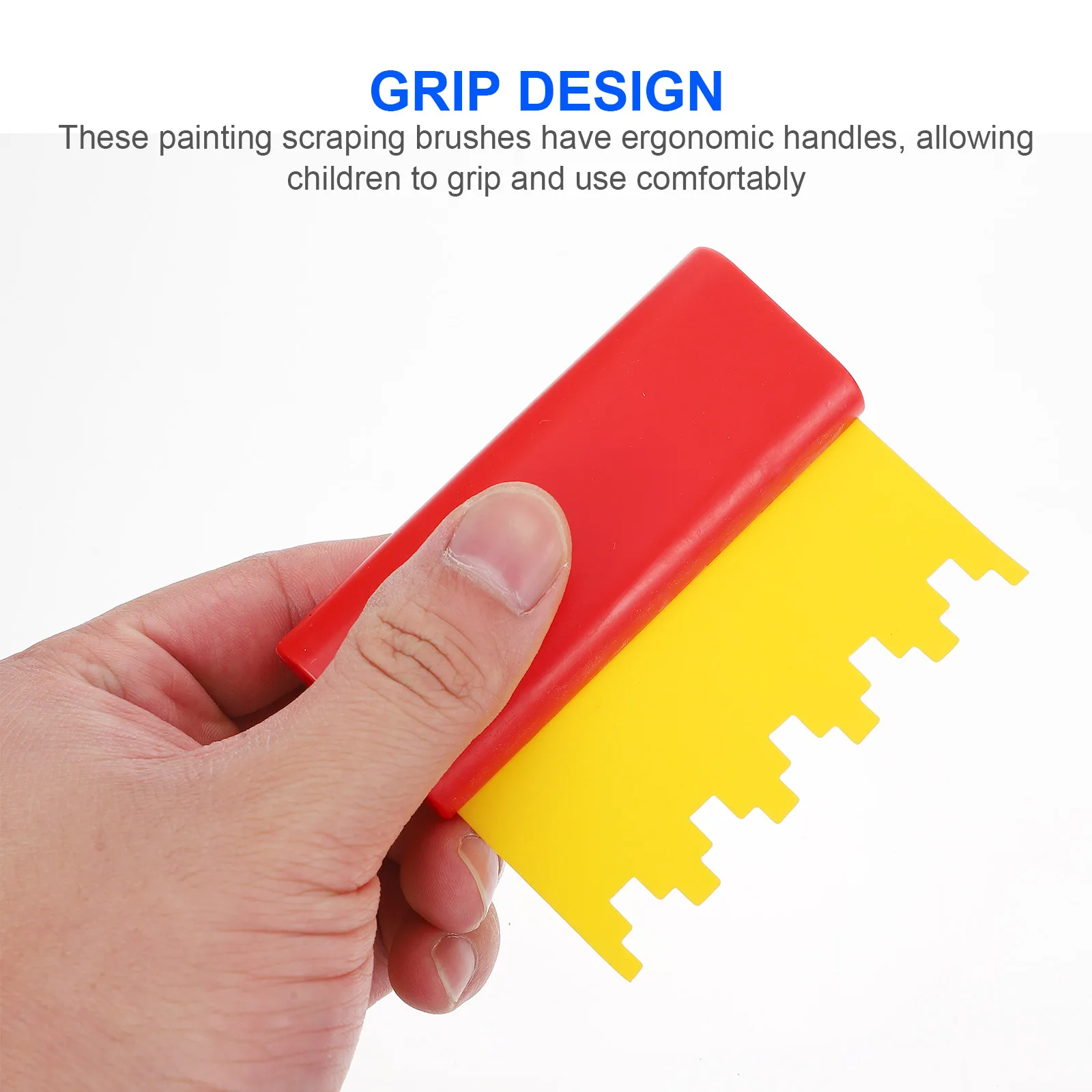 6 Pcs Drawing Tools Kids Plastic Bright Colors DIY Scrapers Painting Brush Pigment Diy Brushes Strong Material Supplies
6 Pcs Drawing Tools Kids Plastic Bright Colors DIY Scrapers Painting Brush Pigment Diy Brushes Strong Material Supplies