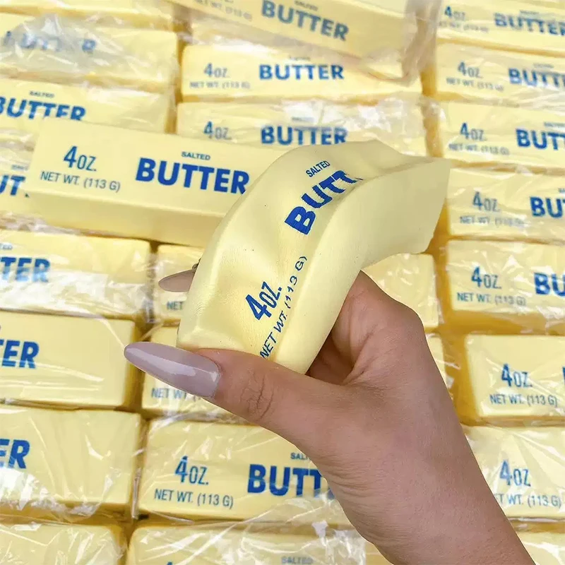 Soft Slow Rebound Butter Stick Squeezing toy Realistic Butter Sticks Decompression Fidget Toy for Adults Kids Anxiety Relief
Soft Slow Rebound Butter Stick Squeezing toy Realistic Butter Sticks Decompression Fidget Toy for Adults Kids Anxiety Relief