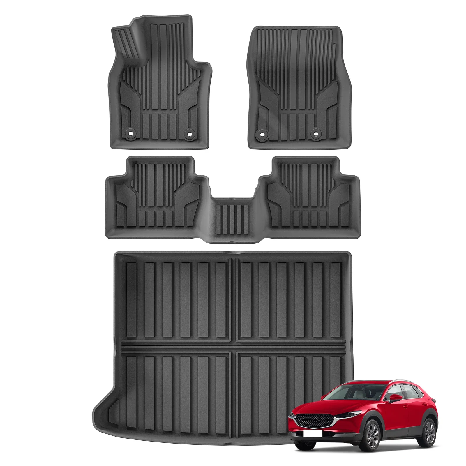Для Mazda CX-30 2020-2024 2025 TPE 3D автомобильные коврики на багажник водостойкая защитная подставка для ног с левым рулем
Для Mazda CX-30 2020-2024 2025 TPE 3D автомобильные коврики на багажник водостойкая защитная подставка для ног с левым рулем