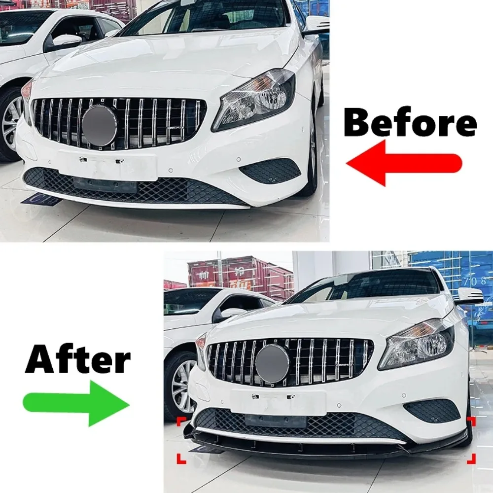 Car Front Bumper Lip Spoiler Diffuser Splitters Body Kit Aprons Cover Guard Trim For Mercedes-Benz A-Class W176 2013-2015
Car Front Bumper Lip Spoiler Diffuser Splitters Body Kit Aprons Cover Guard Trim For Mercedes-Benz A-Class W176 2013-2015