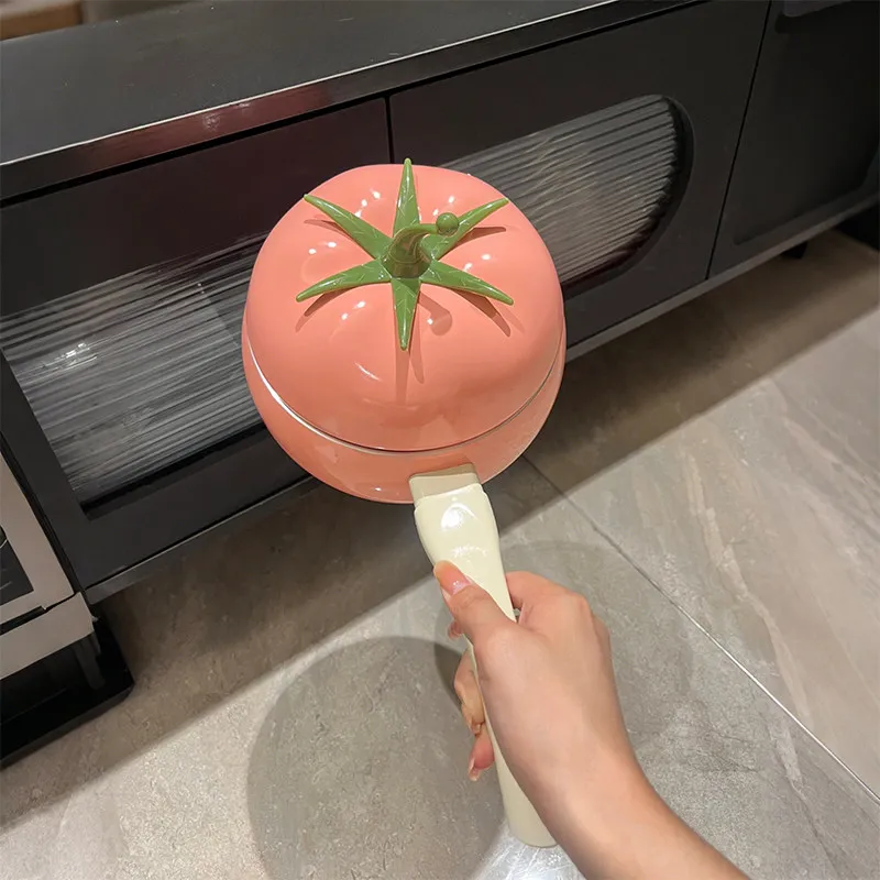 CL cute instant noodle pot unplugged creative tomato pot non-stick pan flat bottom household
CL cute instant noodle pot unplugged creative tomato pot non-stick pan flat bottom household