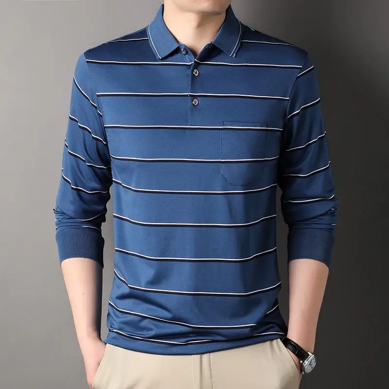 Middle-aged Pure Cotton Long-sleeved T-shirt Polo Shirt Middle-aged and Elderly Men's Tops Bottoming Shirt Grandpa
Middle-aged Pure Cotton Long-sleeved T-shirt Polo Shirt Middle-aged and Elderly Men's Tops Bottoming Shirt Grandpa
