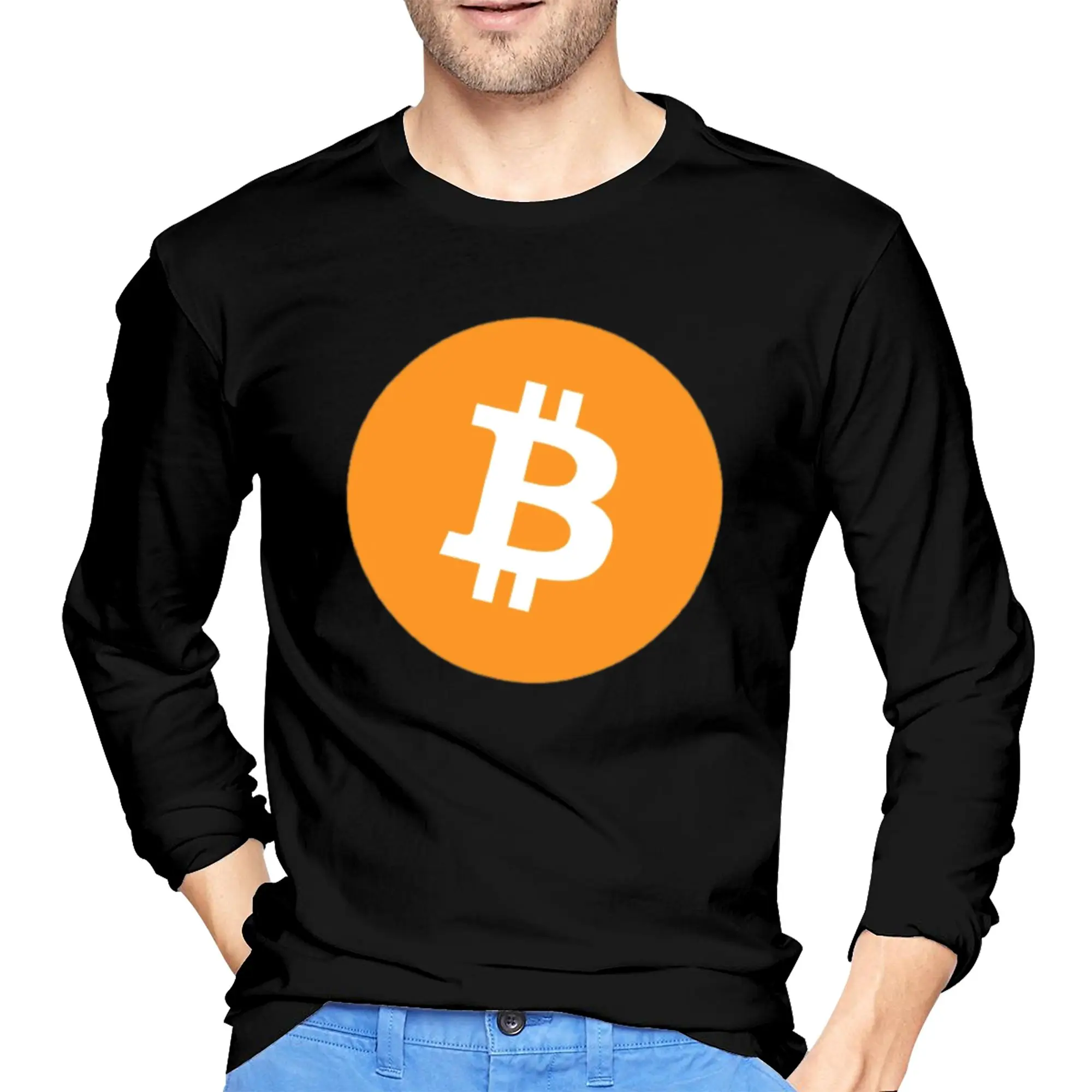 Биткойн с логотипом, биткойн, криптовалюта, криптовалюта, мужская футболка с длинными рукавами, футболки с круглым вырезом, весенние и осенние мужские топы 
Биткойн с логотипом, биткойн, криптовалюта, криптовалюта, мужская футболка с длинными рукавами, футболки с круглым вырезом, весенние и осенние мужские топы