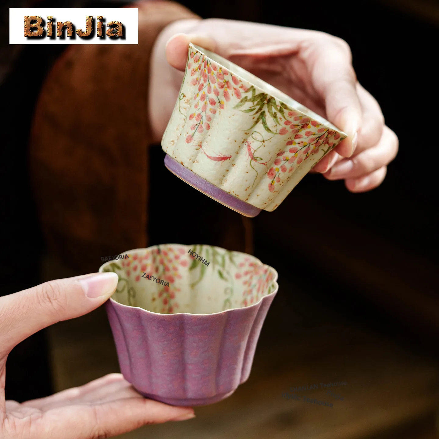90ml Hand-painted Wisteria and Carp Teacup Boutique Tea Bowl Tea Cup Set Tea-tasting Personal Cup Chazhan Master Cups Cha Craft
90ml Hand-painted Wisteria and Carp Teacup Boutique Tea Bowl Tea Cup Set Tea-tasting Personal Cup Chazhan Master Cups Cha Craft