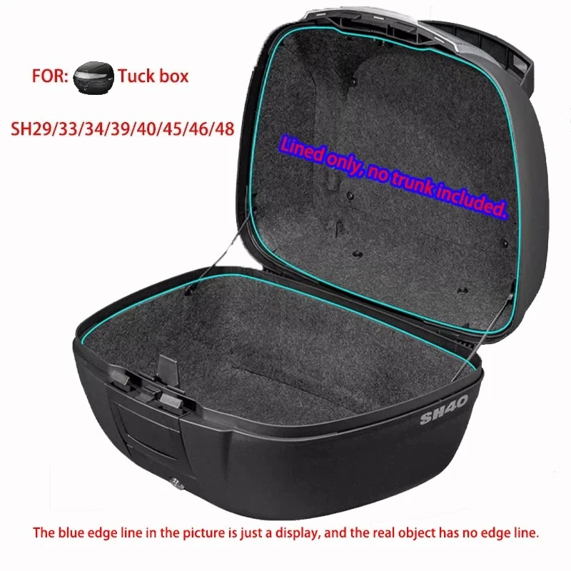 Фетровая подкладка MotoTrunk для SH29 SH33 SH34 SH39 SH40 SH45 SH48, чехол для багажа, внутренний контейнер, хвостовой чехол, набор багажника 
Фетровая подкладка MotoTrunk для SH29 SH33 SH34 SH39 SH40 SH45 SH48, чехол для багажа, внутренний контейнер, хвостовой чехол, набор багажника