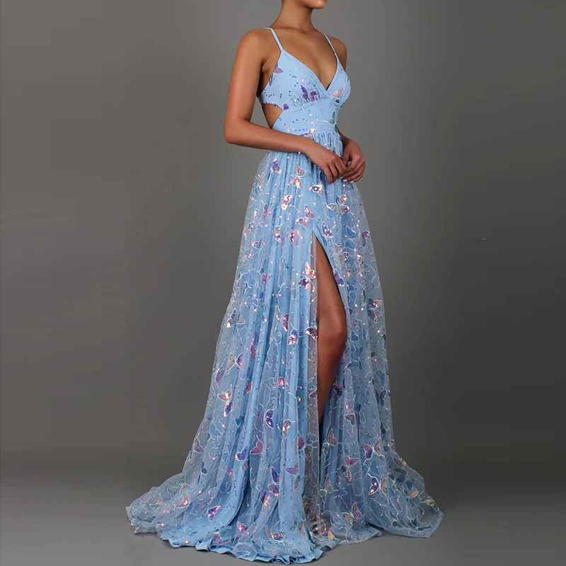 Mesh Sleeveless Suspender Party Dress 2026 Casual Backless Lace Up Long Dress Women Fashion Summer Butterfly Print Holiday Dress
Mesh Sleeveless Suspender Party Dress 2026 Casual Backless Lace Up Long Dress Women Fashion Summer Butterfly Print Holiday Dress