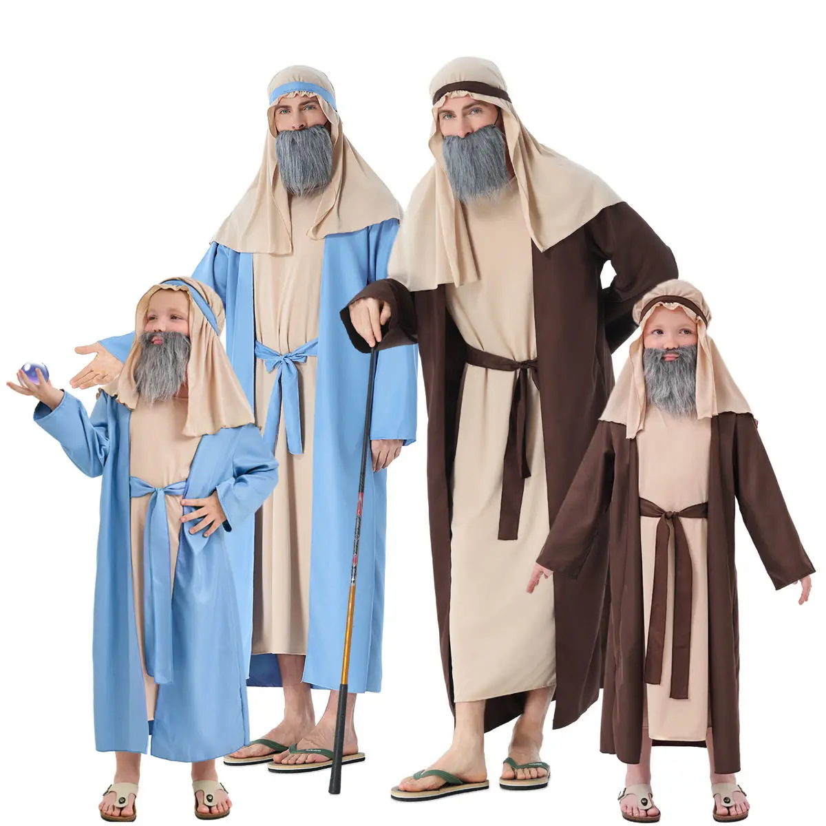 Medieval Shepherd Cosplay Role-playing Costume Stage Performance Elderly Outfit Halloween Adult Clothing Ethnic Stage Wear
Medieval Shepherd Cosplay Role-playing Costume Stage Performance Elderly Outfit Halloween Adult Clothing Ethnic Stage Wear