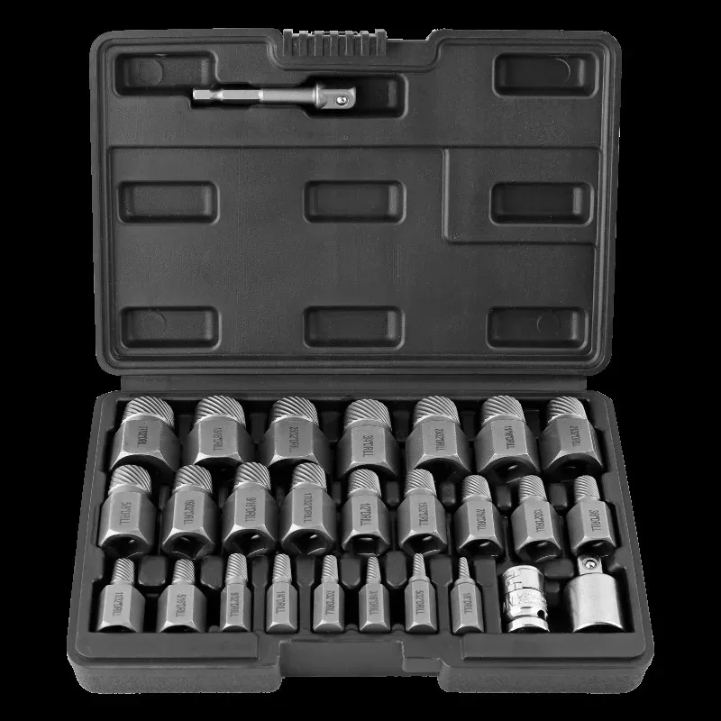 Universal Damaged Screw Extractor Set Broken Screw Remover Kit Easy Out Hex Head Bolt Nut Stud Extractor Screw Removal Tool Sets
Universal Damaged Screw Extractor Set Broken Screw Remover Kit Easy Out Hex Head Bolt Nut Stud Extractor Screw Removal Tool Sets