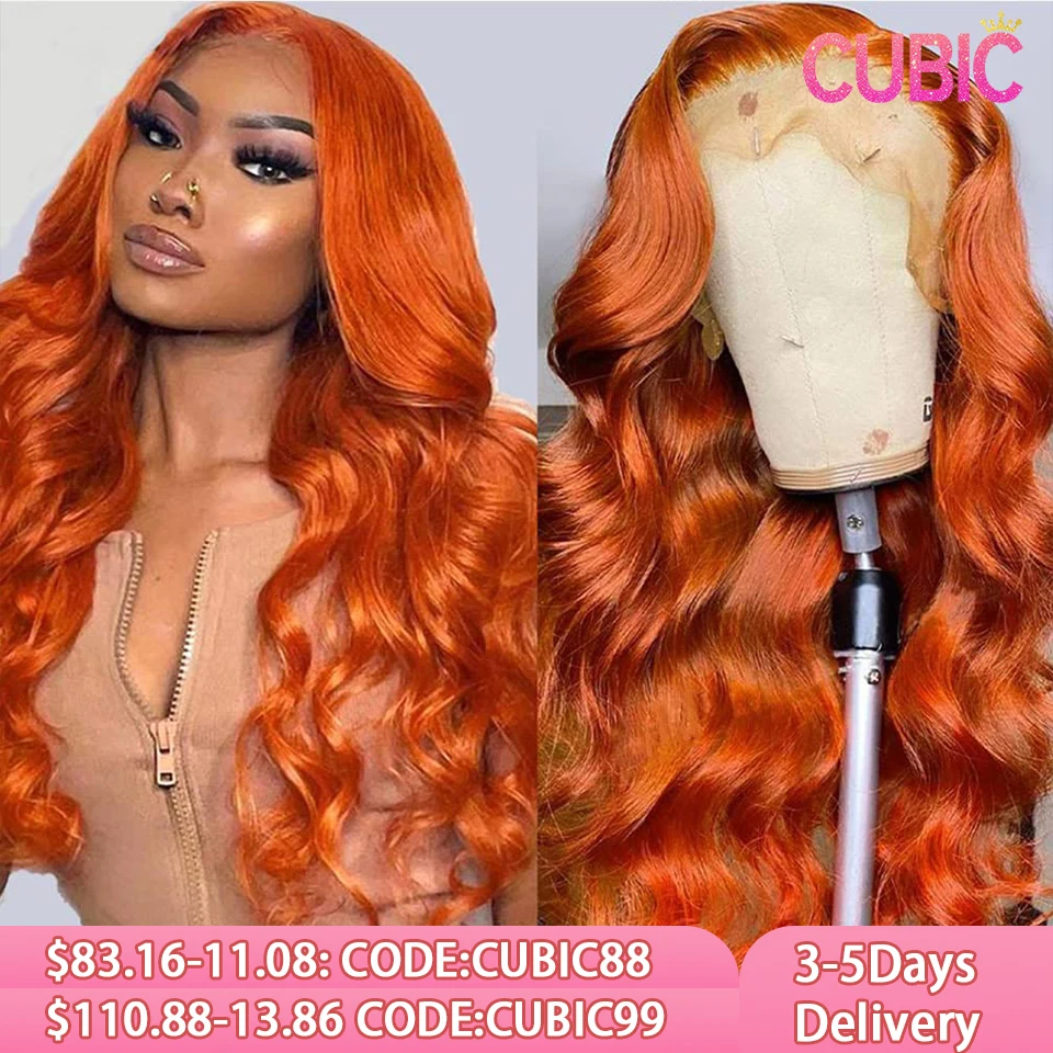 13X4 Ginger Orange Lace Front Wigs Human Hair Pre Plucked Body Wave Invisible Brazilian Colored Human Hair Wigs for Black Women
13X4 Ginger Orange Lace Front Wigs Human Hair Pre Plucked Body Wave Invisible Brazilian Colored Human Hair Wigs for Black Women