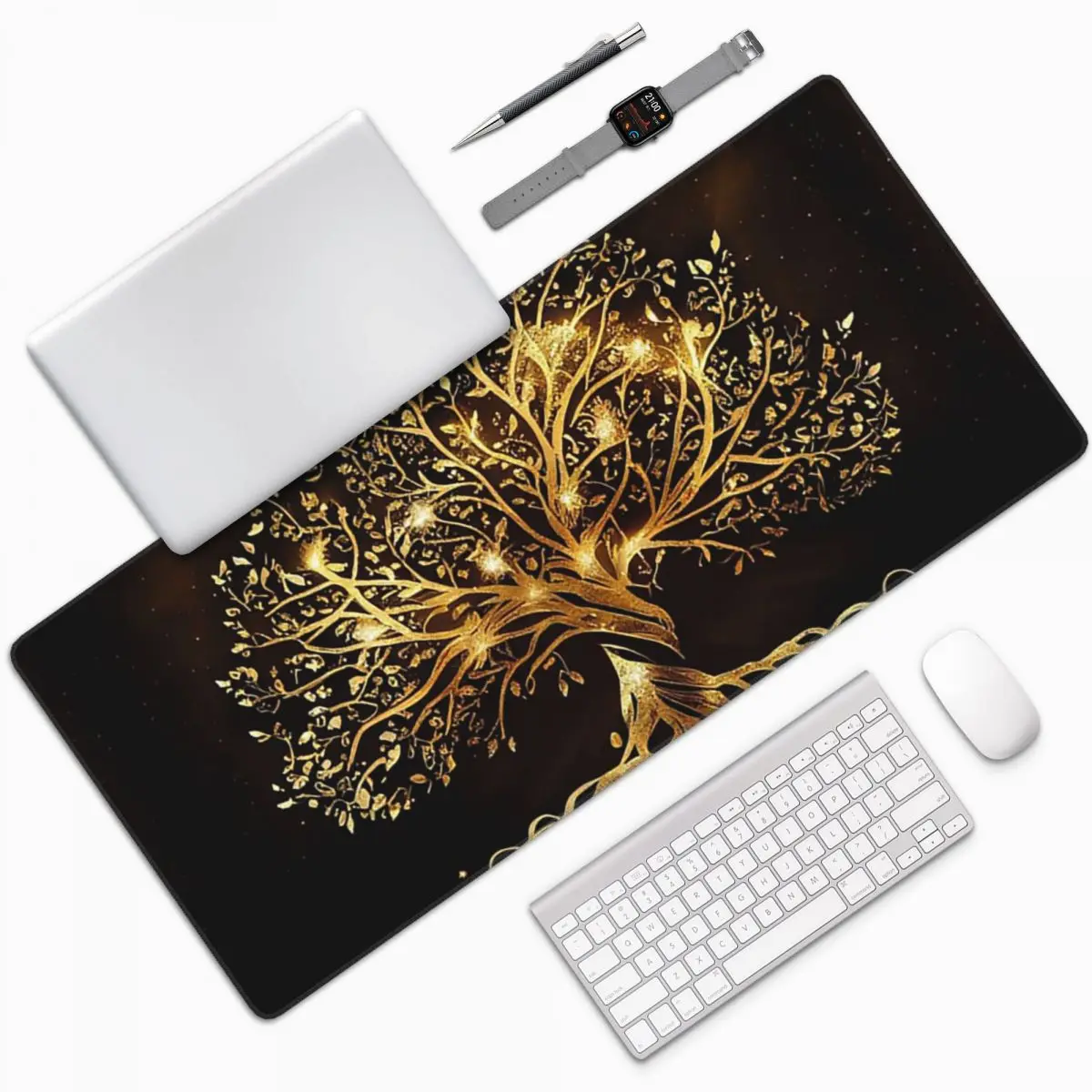 The Golden Tree Of Life Large Mouse Pad Computer Keyboard Mouse Mat Gamer PC Laptop Desk Mat Office Accessories Table Mats
The Golden Tree Of Life Large Mouse Pad Computer Keyboard Mouse Mat Gamer PC Laptop Desk Mat Office Accessories Table Mats